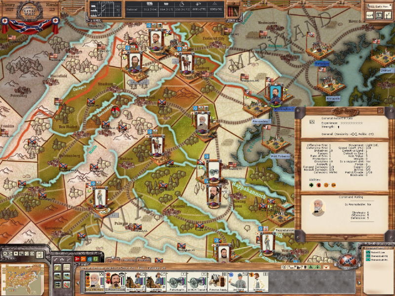 Ageod's American Civil War - The Blue and the Gray - screenshot 11