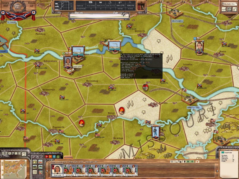 Ageod's American Civil War - The Blue and the Gray - screenshot 7