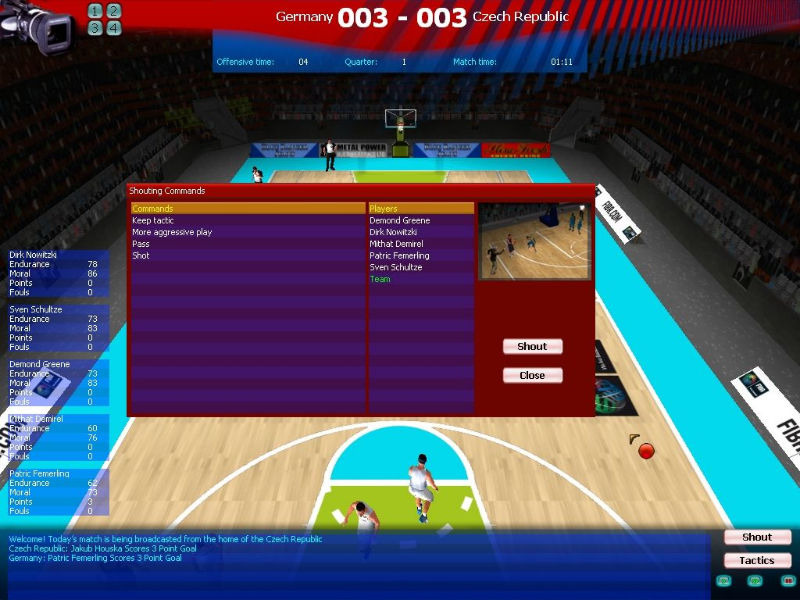 FIBA Basketball Manager 2008 - screenshot 2