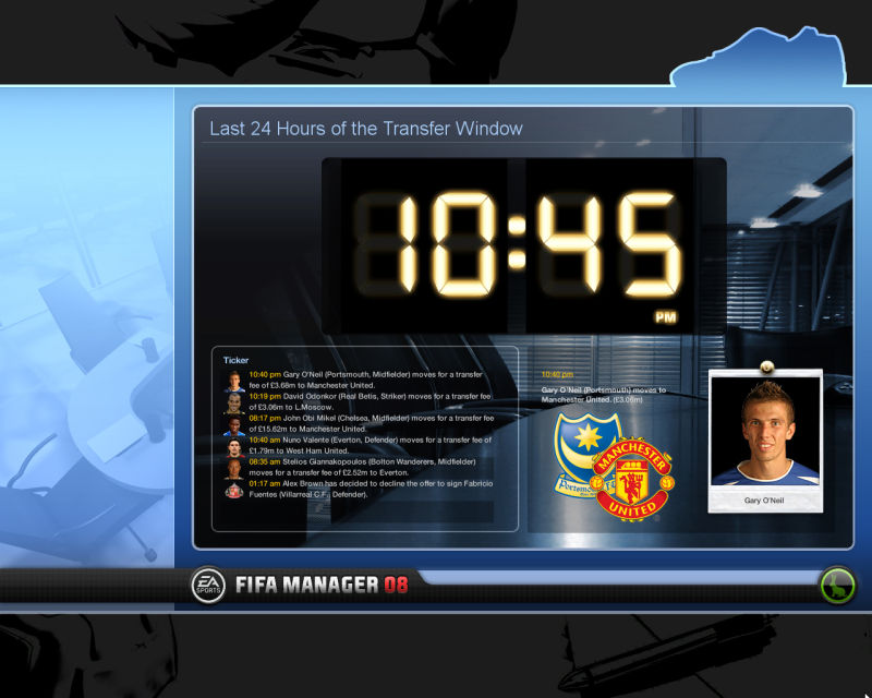 FIFA Manager 08 - screenshot 9
