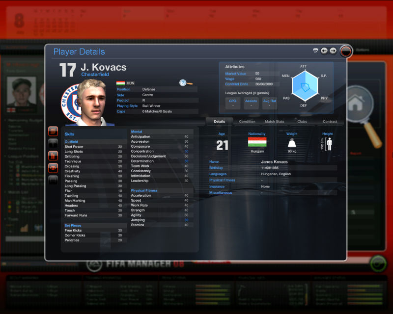 FIFA Manager 08 - screenshot 3
