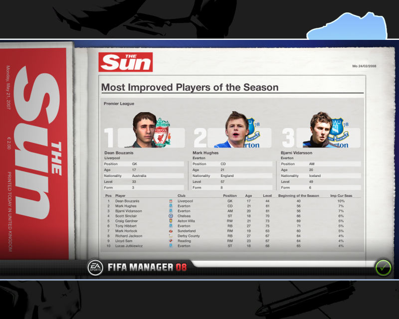 FIFA Manager 08 - screenshot 1