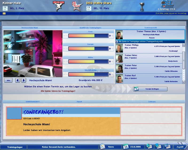 Heimspiel - Eishockeymanager 2007 - screenshot 3