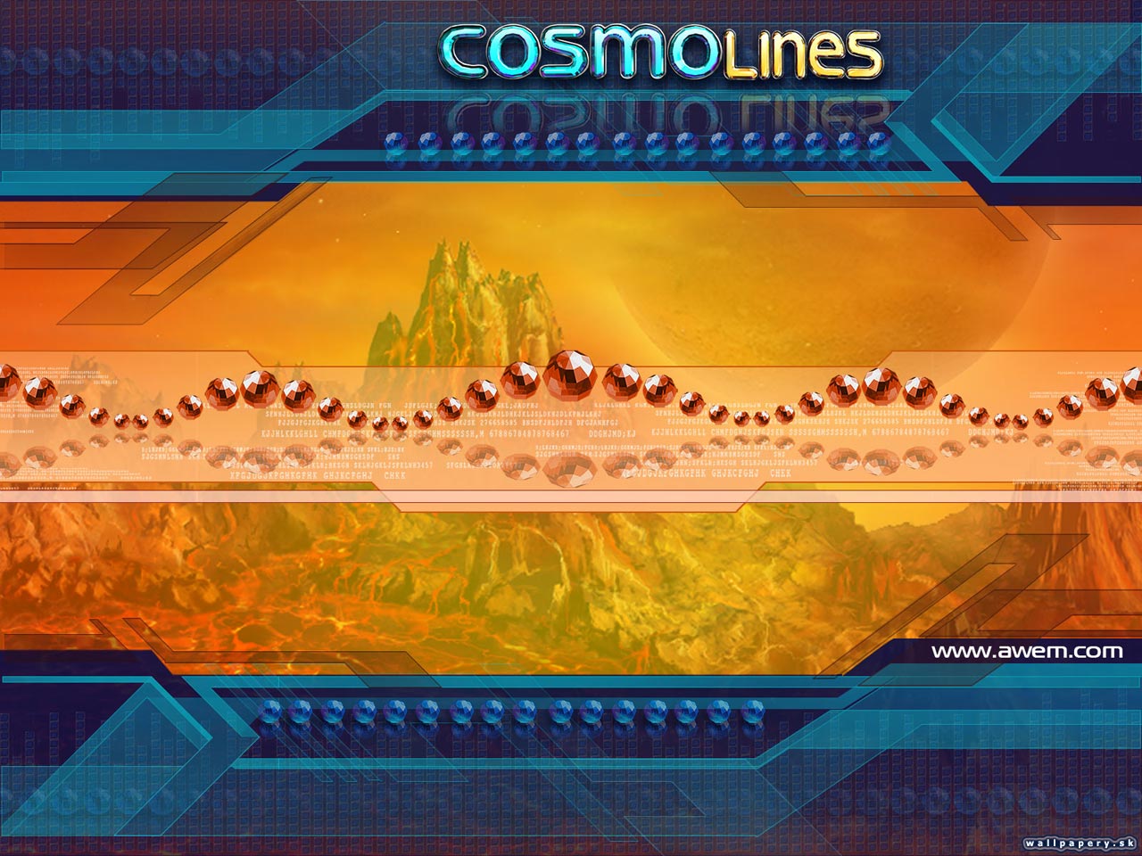 Cosmo Lines - wallpaper 2