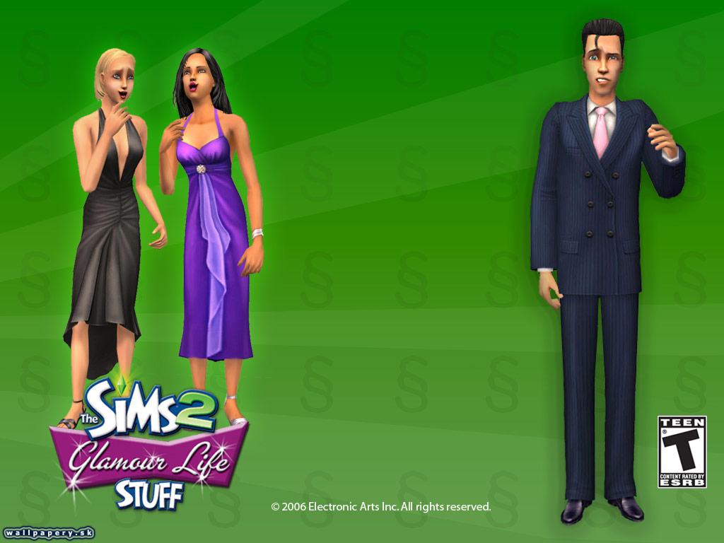 The Sims 2: Glamour Life Stuff - wallpaper 3