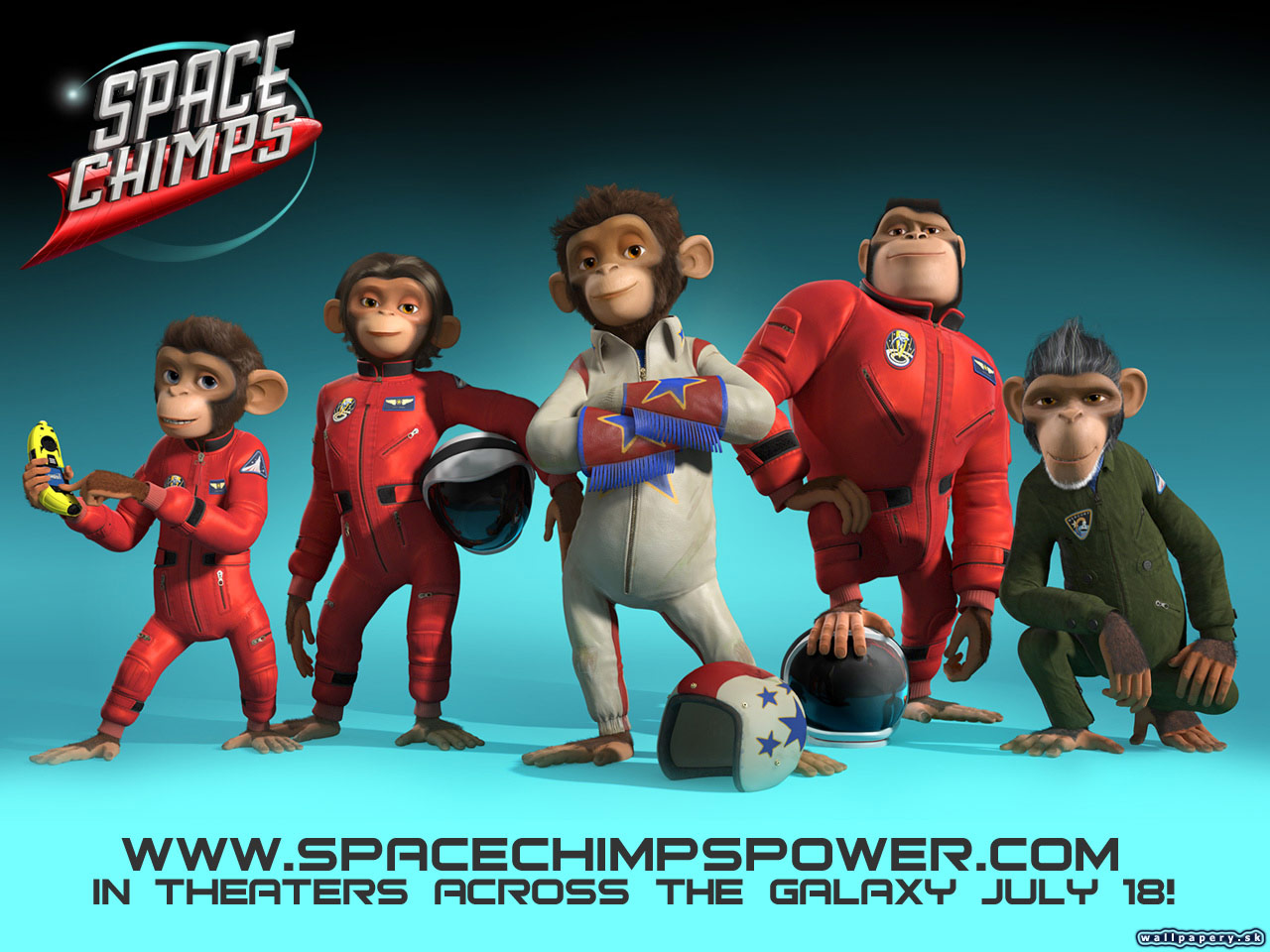 Space Chimps - wallpaper 1