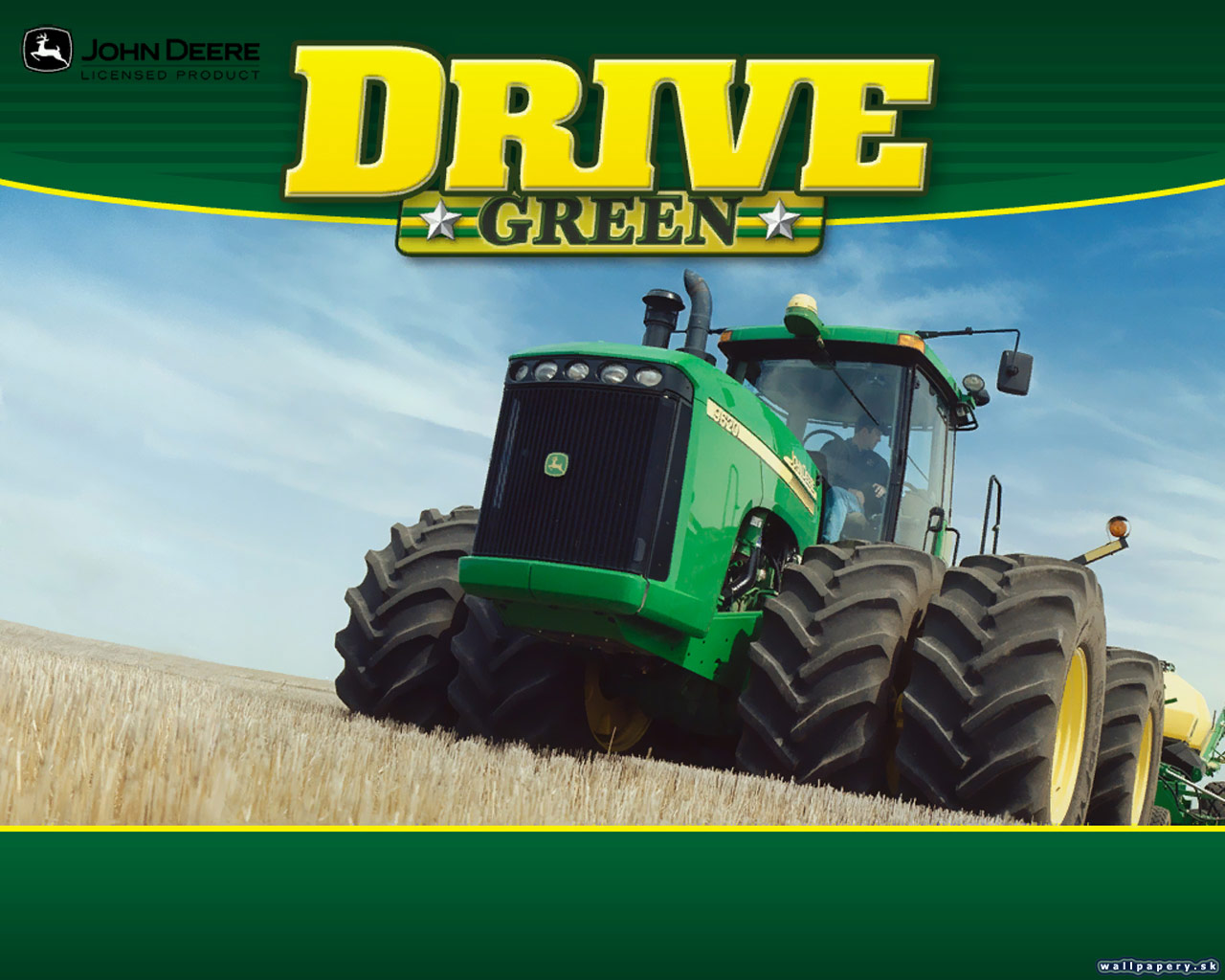 John Deere: Drive Green - wallpaper 1