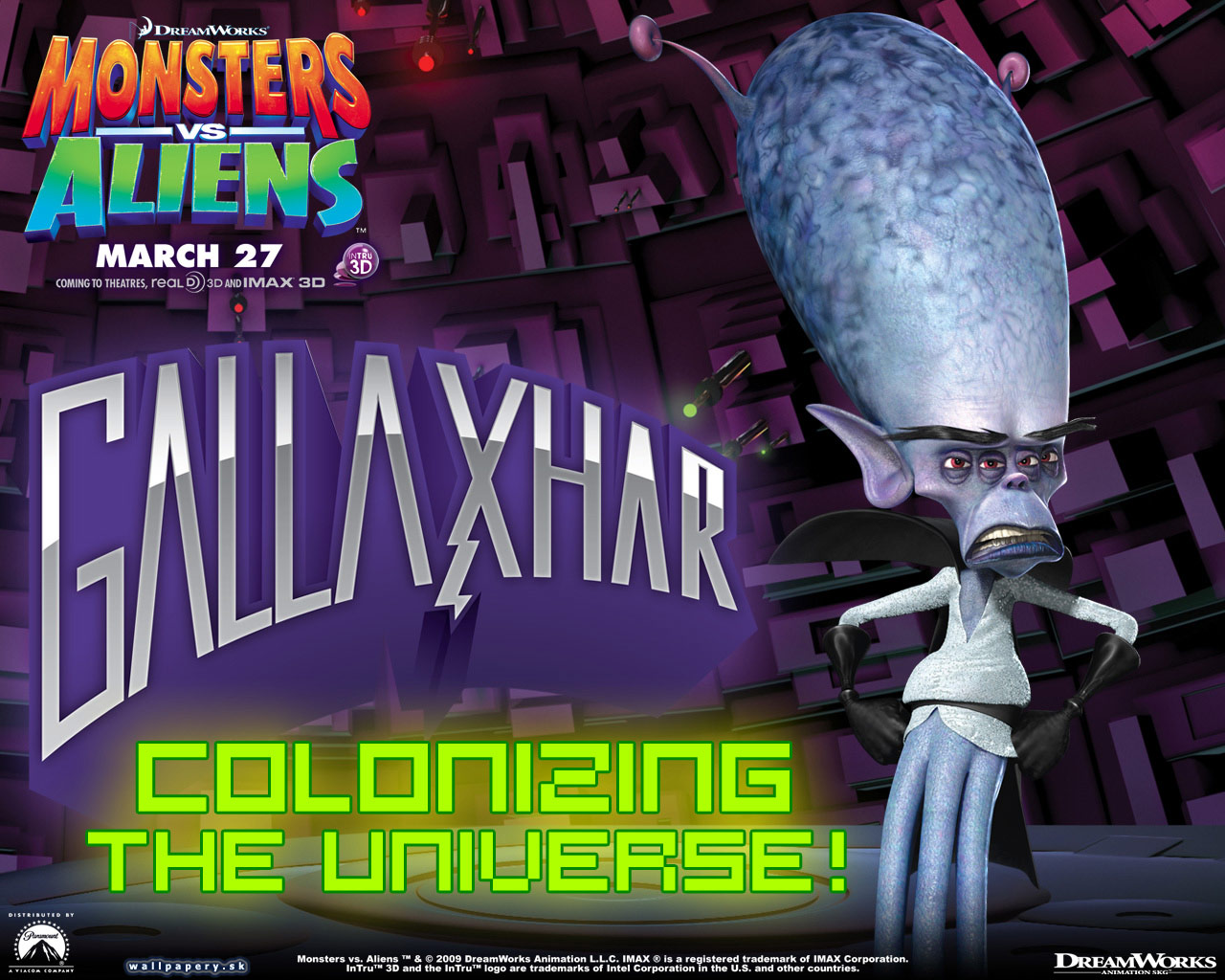 Monsters vs. Aliens - wallpaper 9