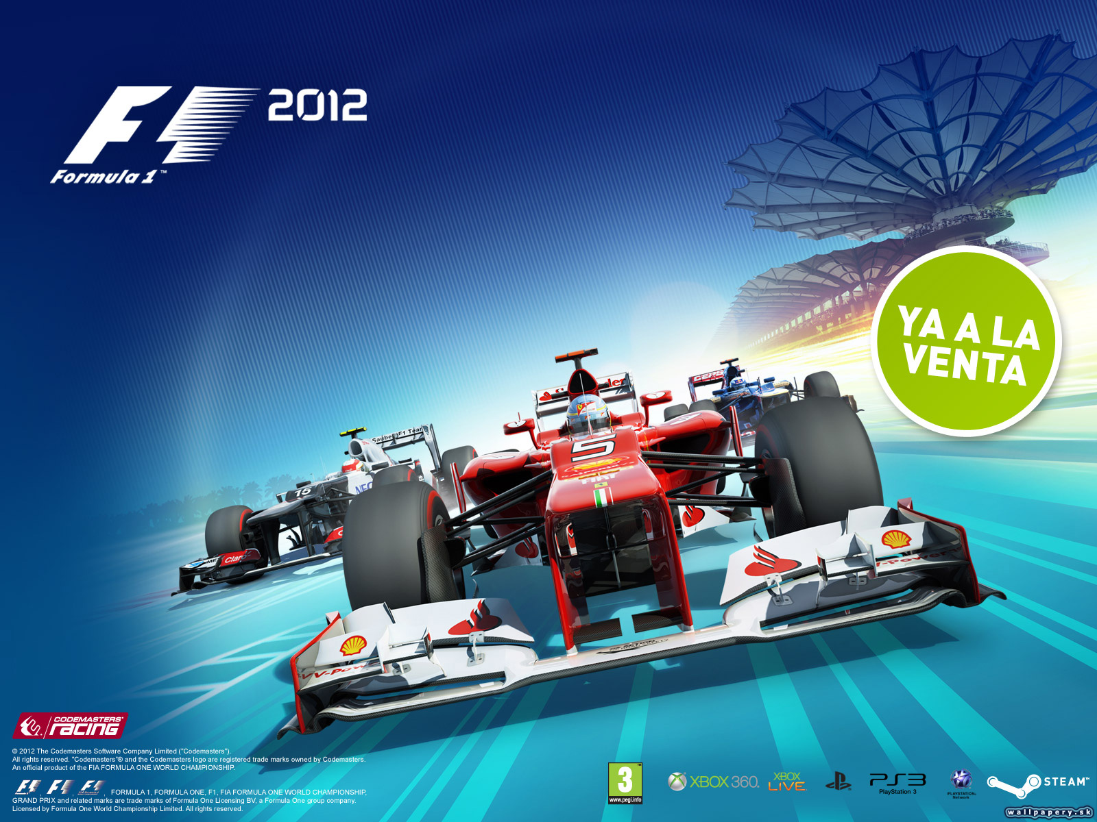 F1 2012 - wallpaper 3
