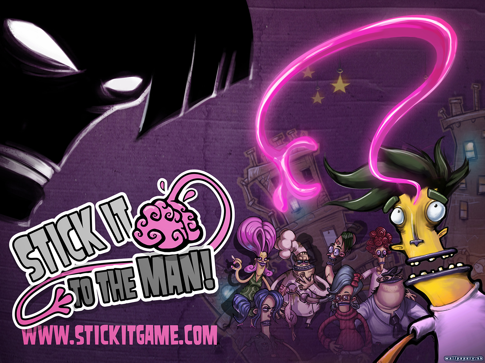 Stick It to The Man - wallpaper 1