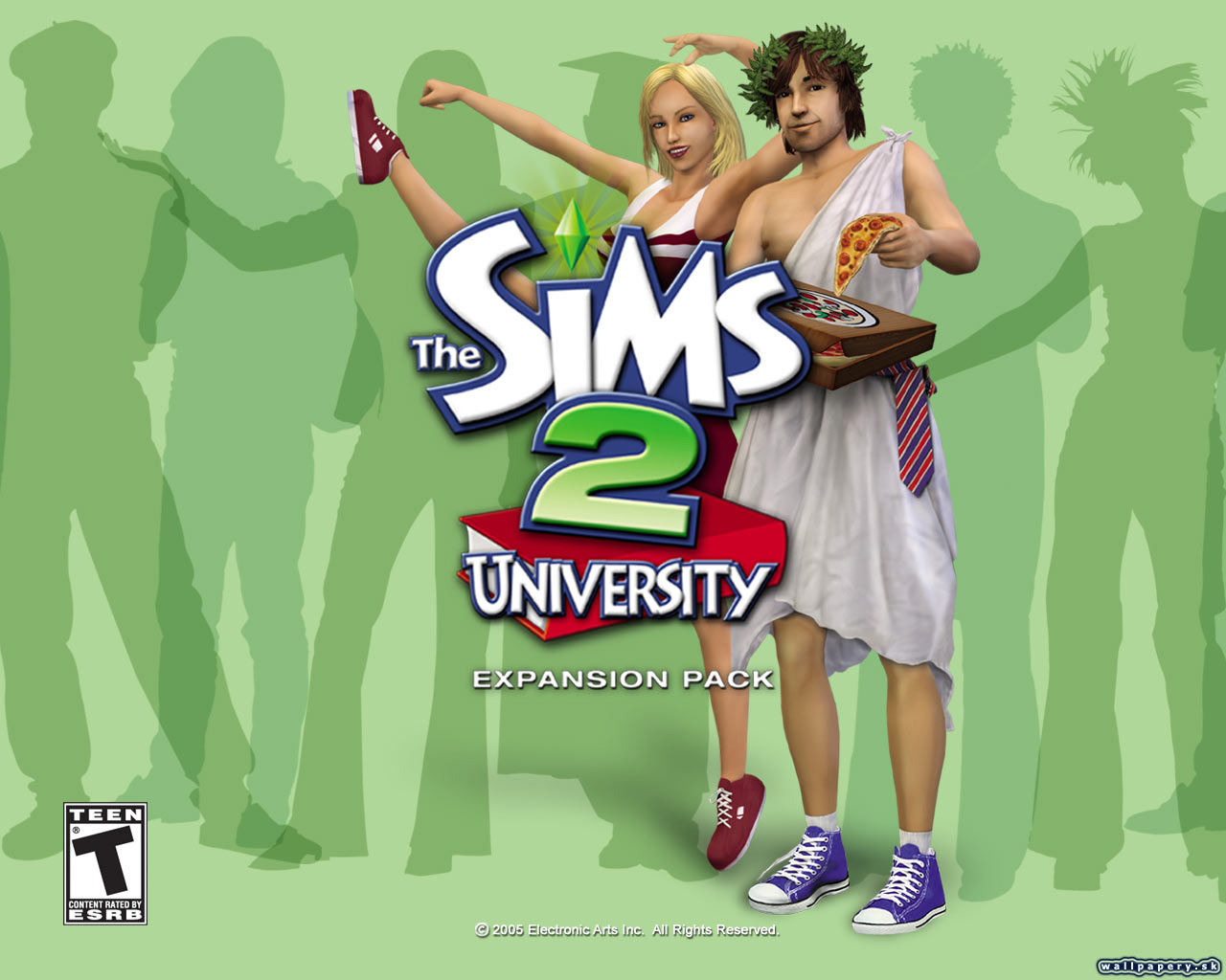 The Sims 2: University - wallpaper 1