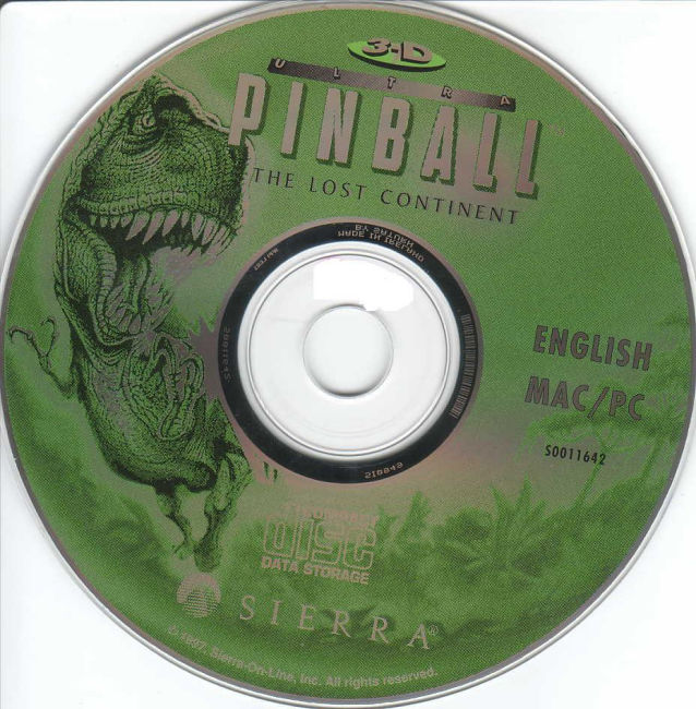3D Ultra Pinball: The Lost Continent - CD obal