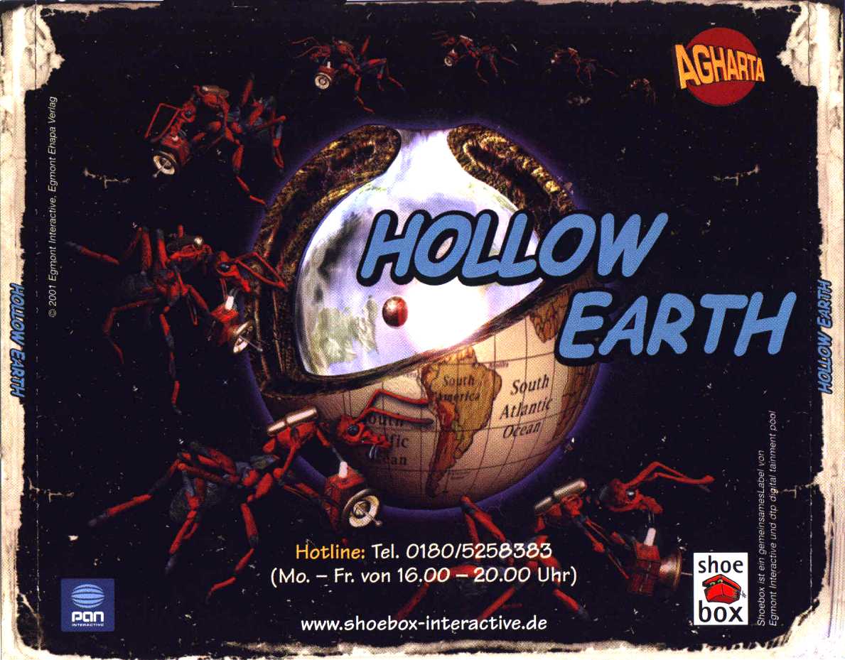Agharta: The Hollow Earth - zadn CD obal