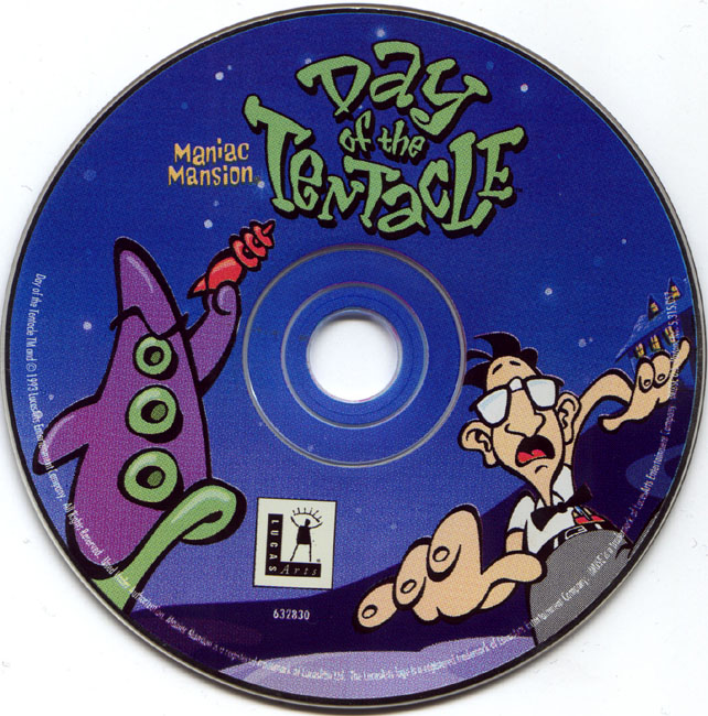 Maniac Mansion: Day of the Tentacle - CD obal
