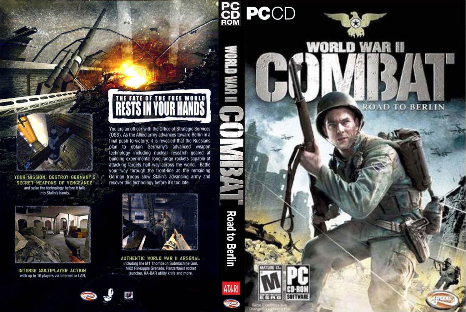World War II Combat: Road to Berlin - DVD obal