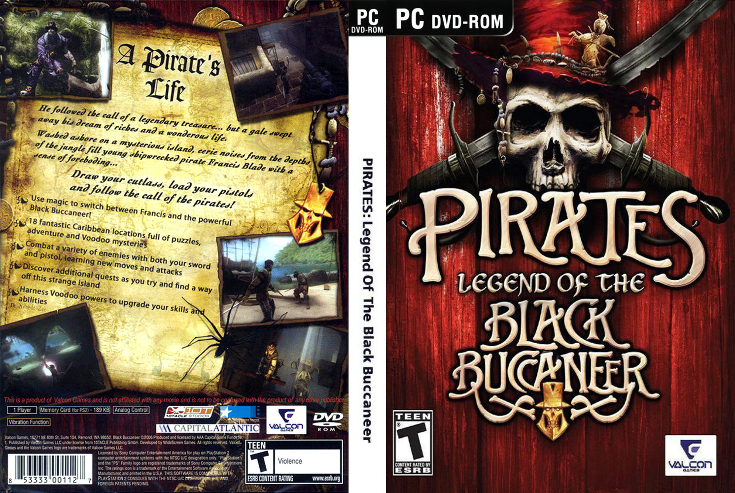 Black Buccaneer - DVD obal