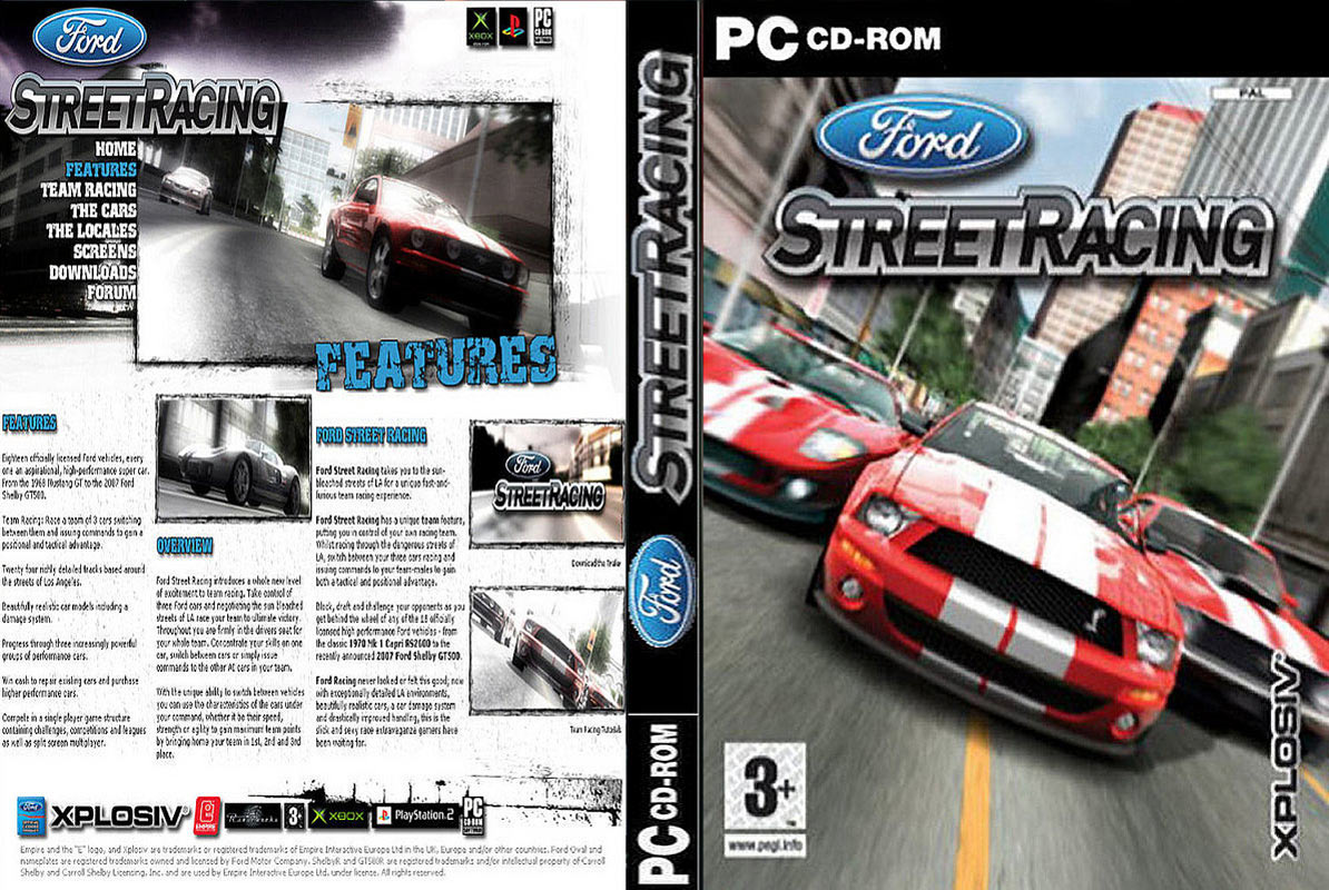 Ford Street Racing - DVD obal
