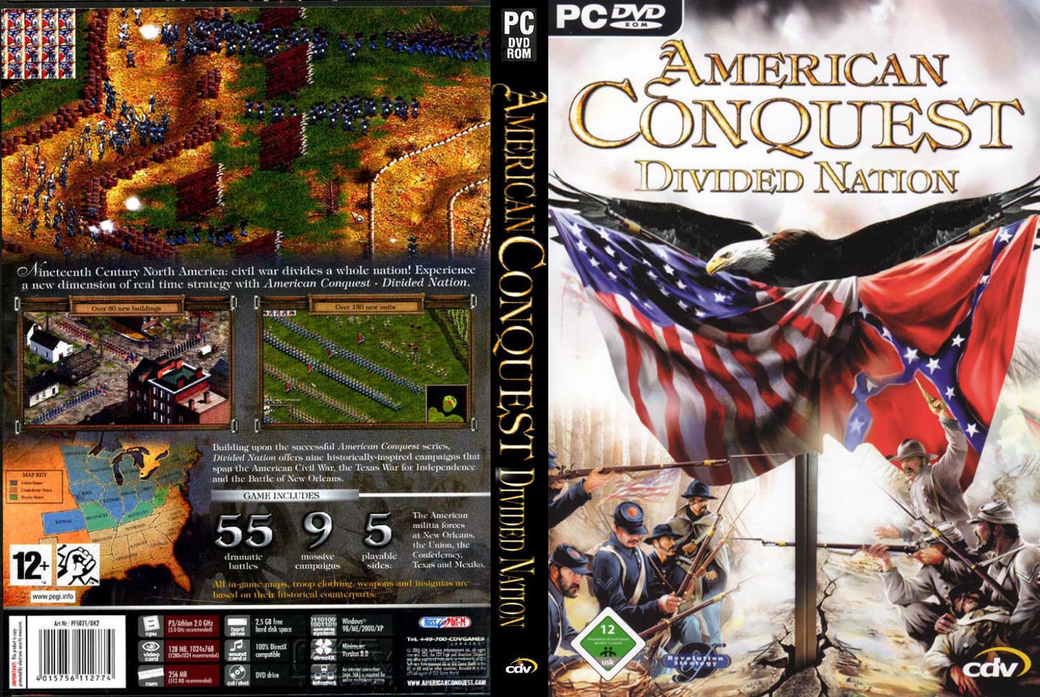 American Conquest: Divided Nation - DVD obal