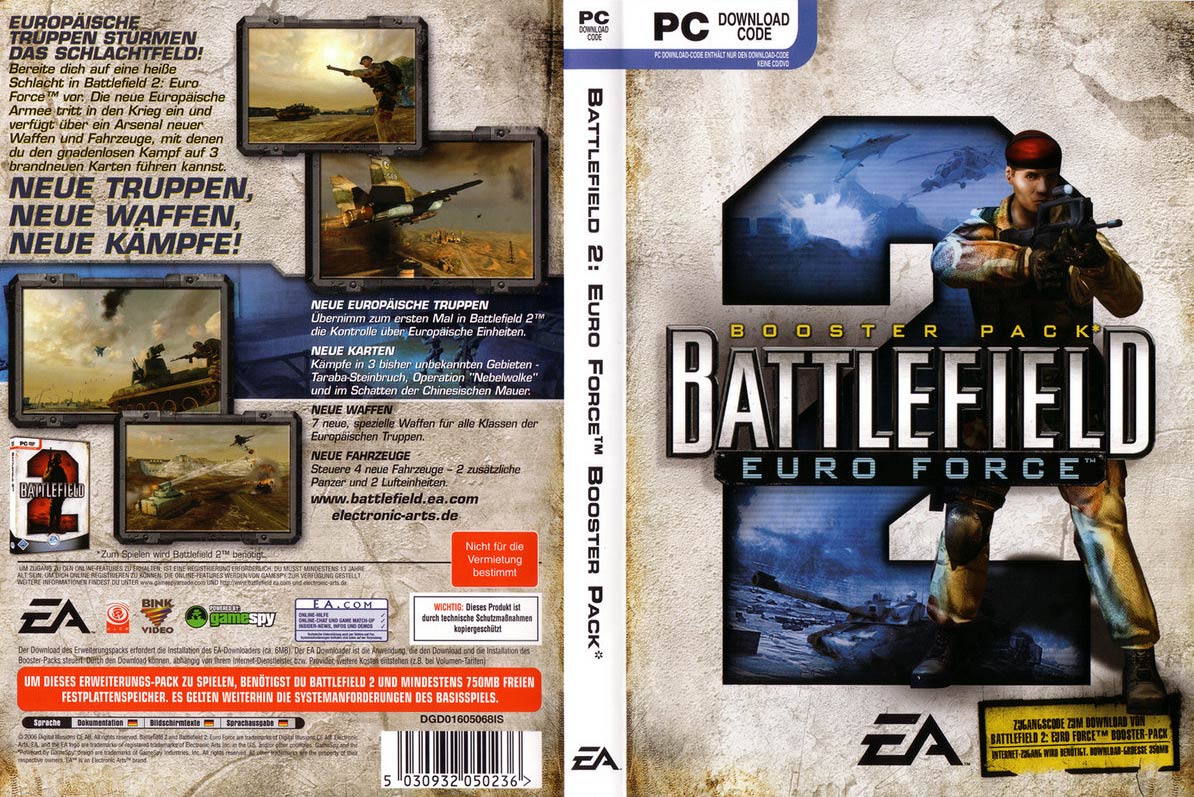 Battlefield 2: Euro Force - DVD obal