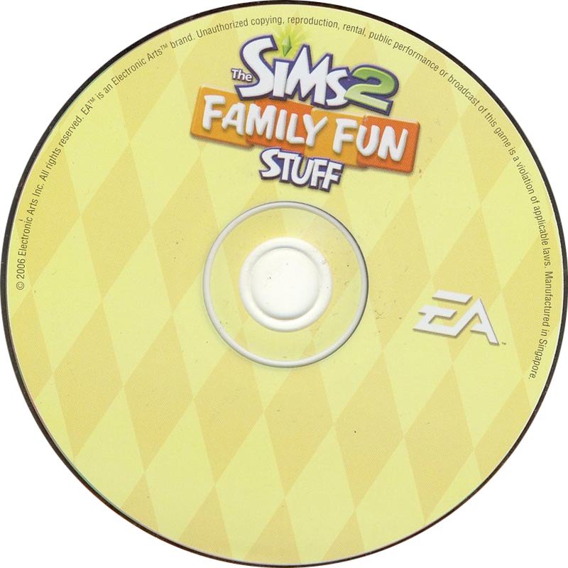 The Sims 2: Family Fun Stuff - CD obal