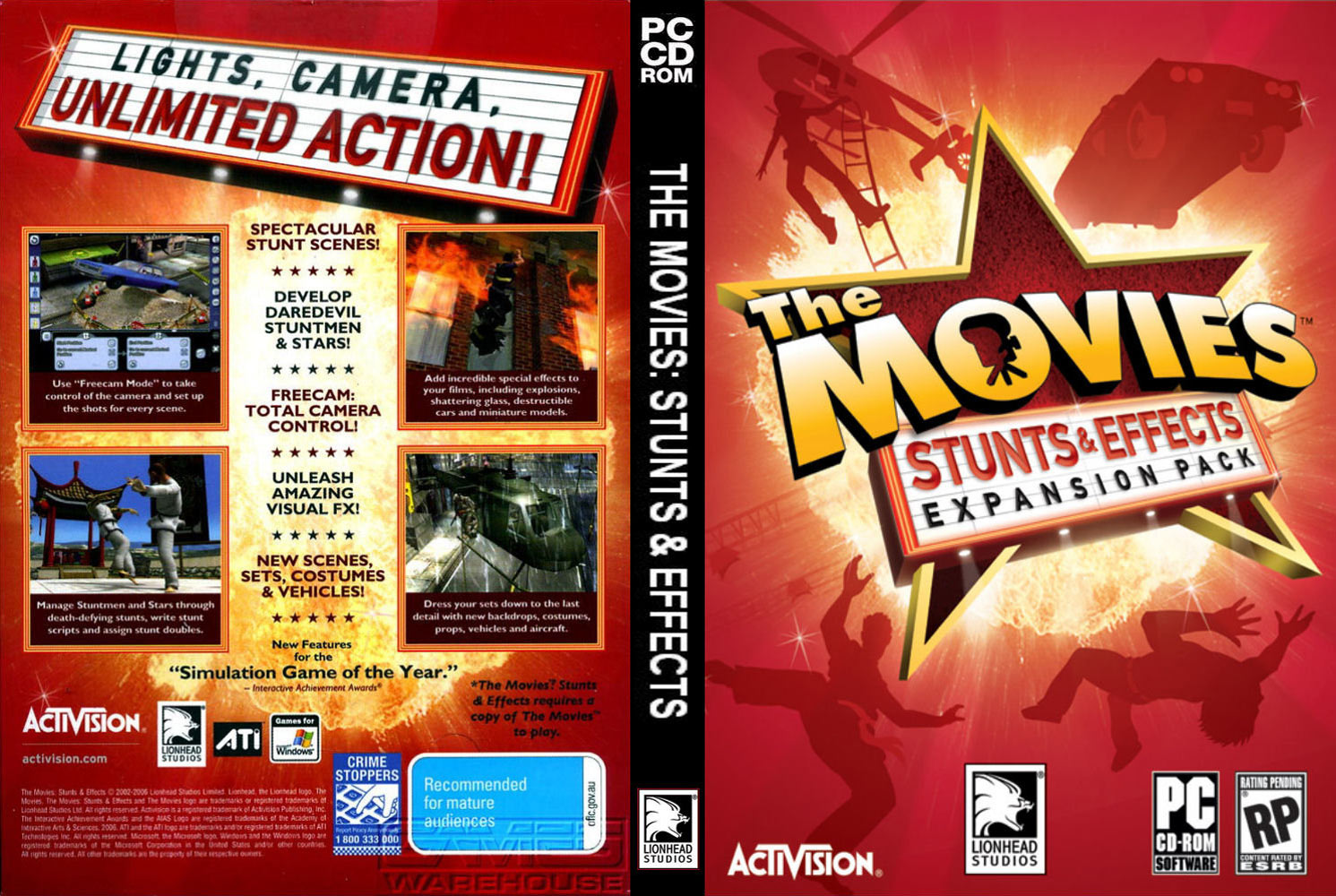 The Movies: Stunts & Effects - DVD obal