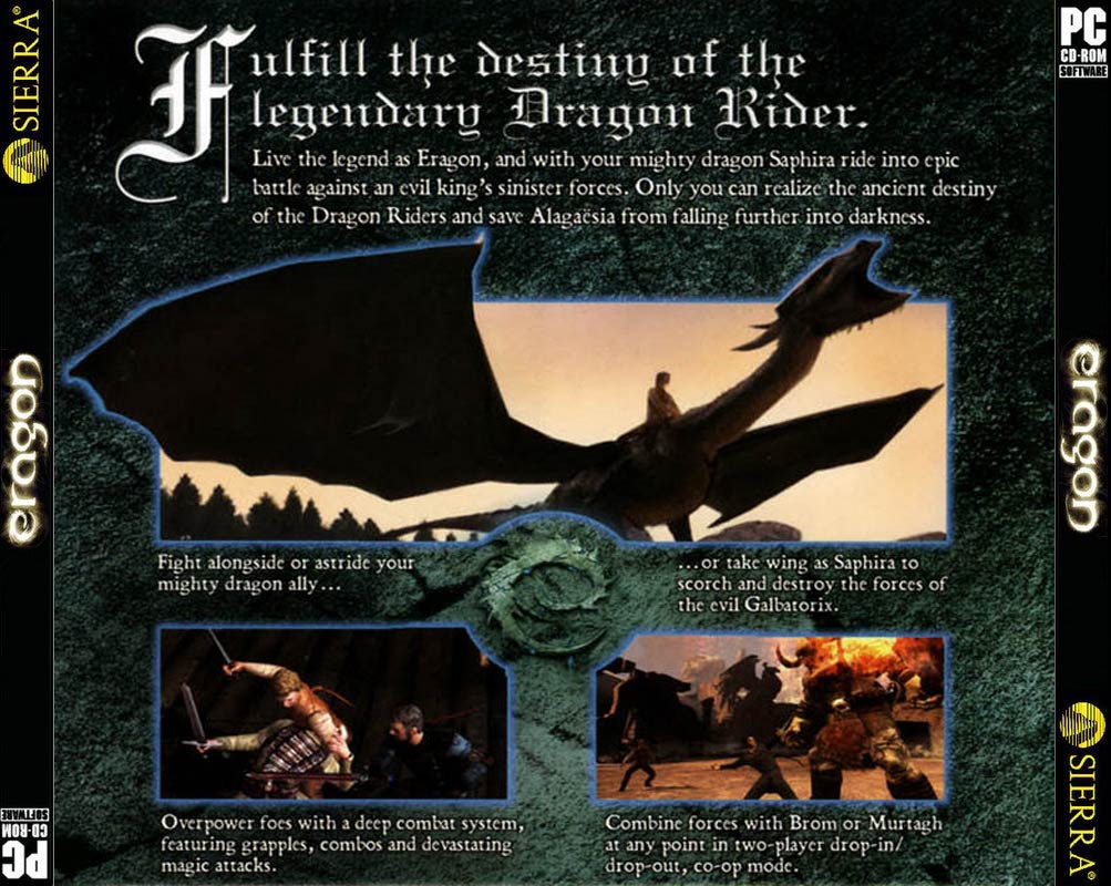 Eragon - zadn CD obal