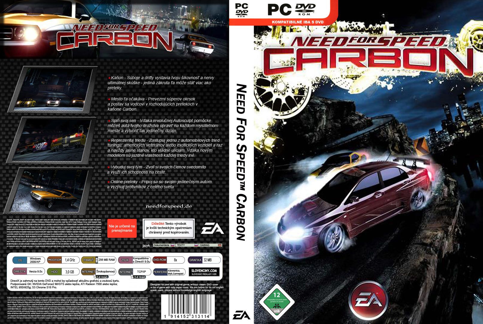 Need for Speed: Carbon - DVD obal 3