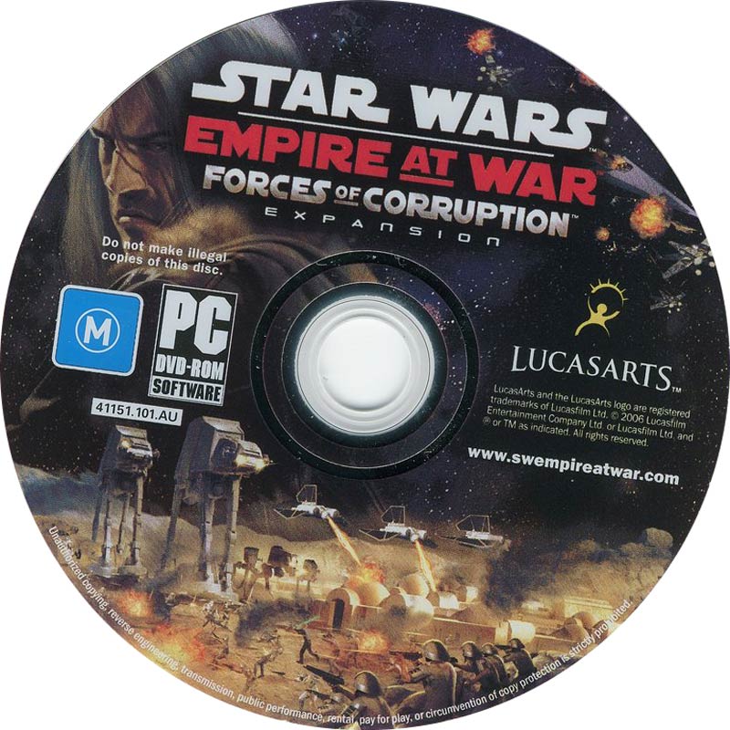 Star Wars: Empire At War - Forces of Corruption - CD obal
