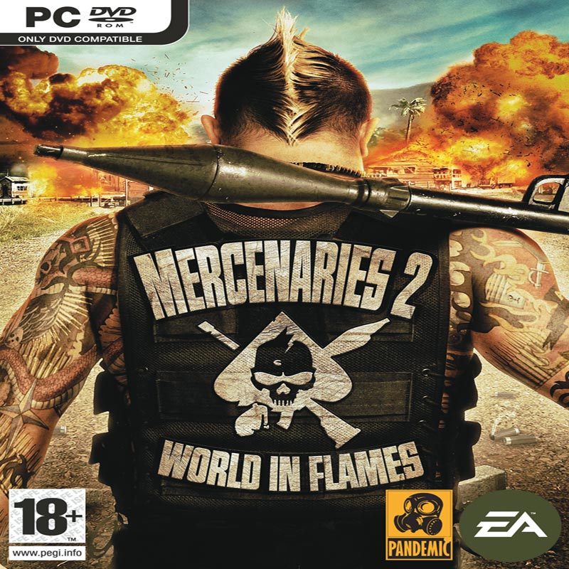 Mercenaries 2: World in Flames - predn CD obal