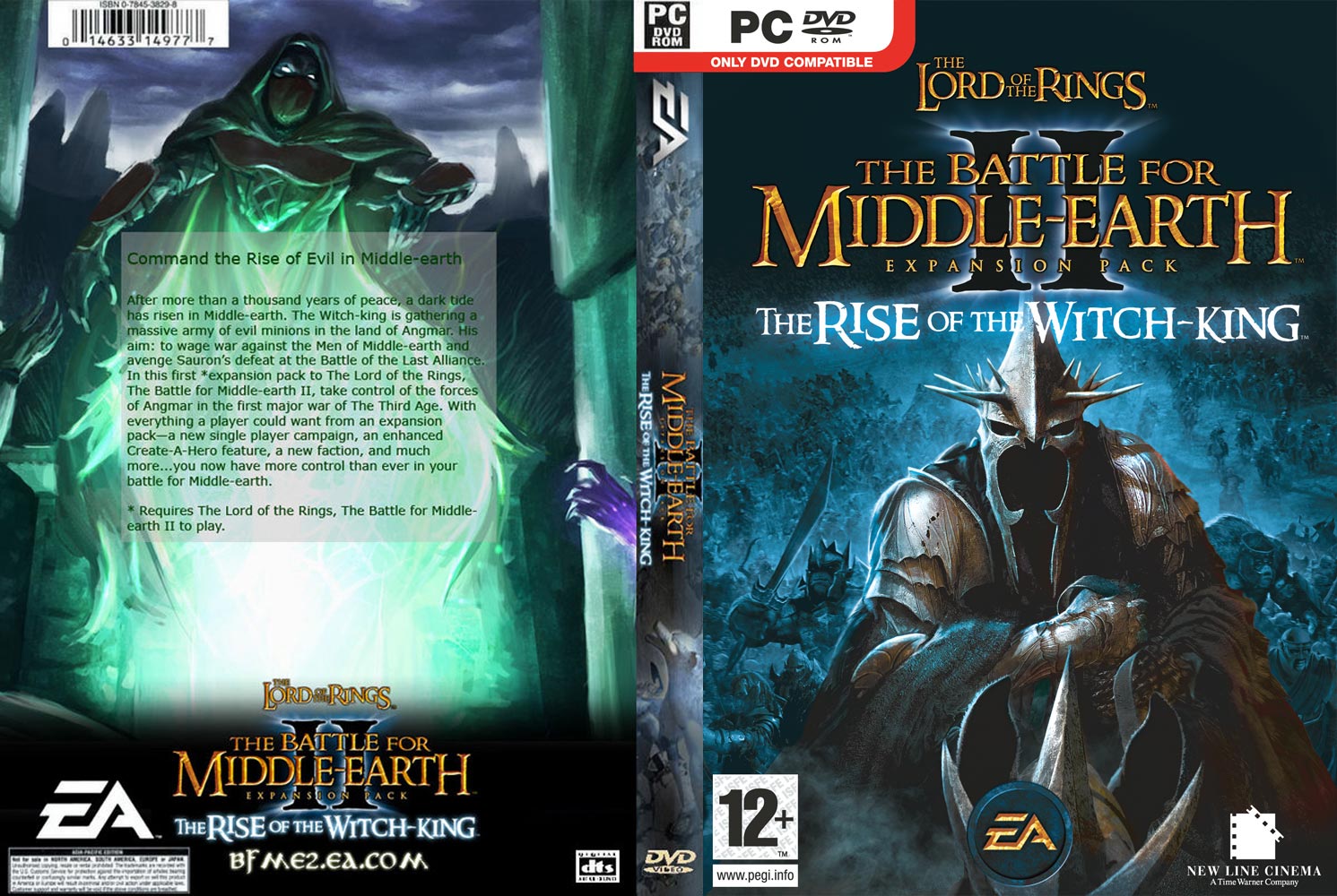 Battle for Middle-Earth 2: The Rise of the Witch-King - DVD obal