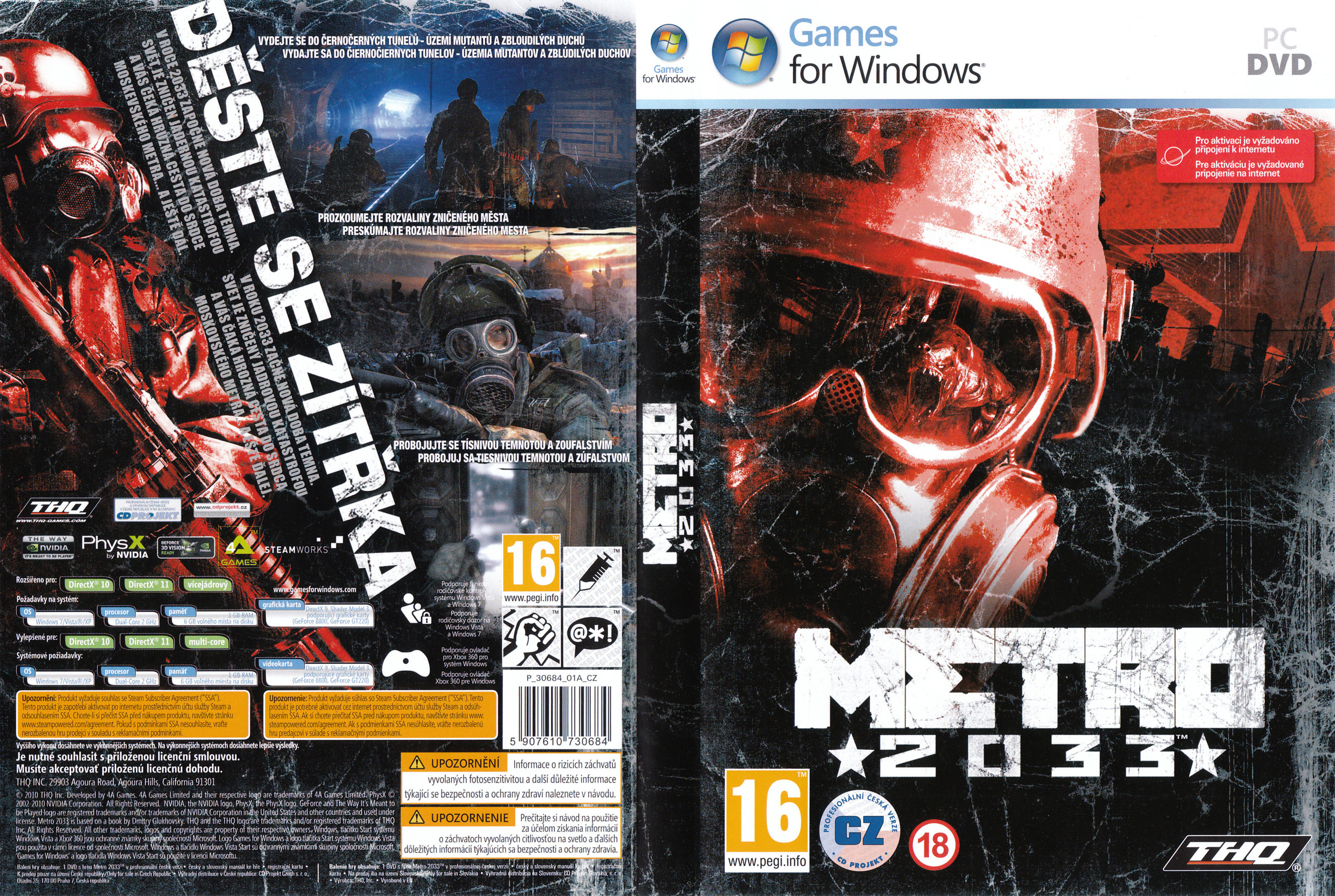 METRO 2033: The Last Refuge - DVD obal