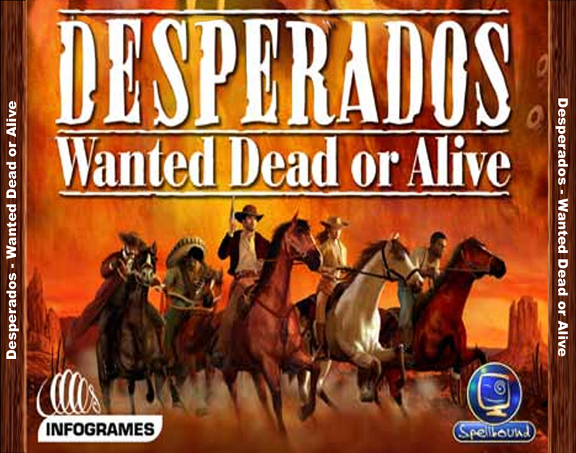 Desperados: Wanted Dead or Alive - zadn CD obal