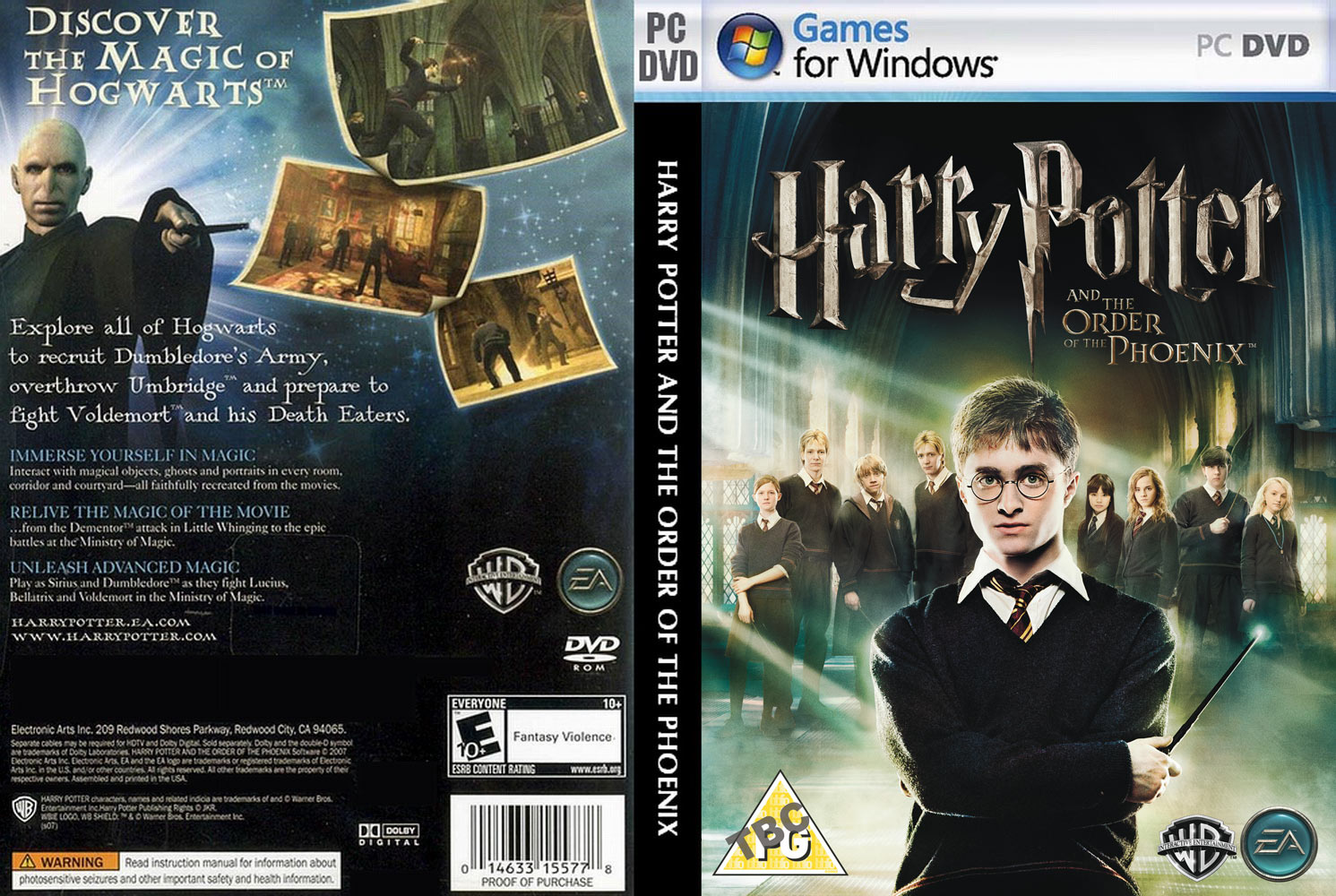 Harry Potter and the Order of the Phoenix - DVD obal
