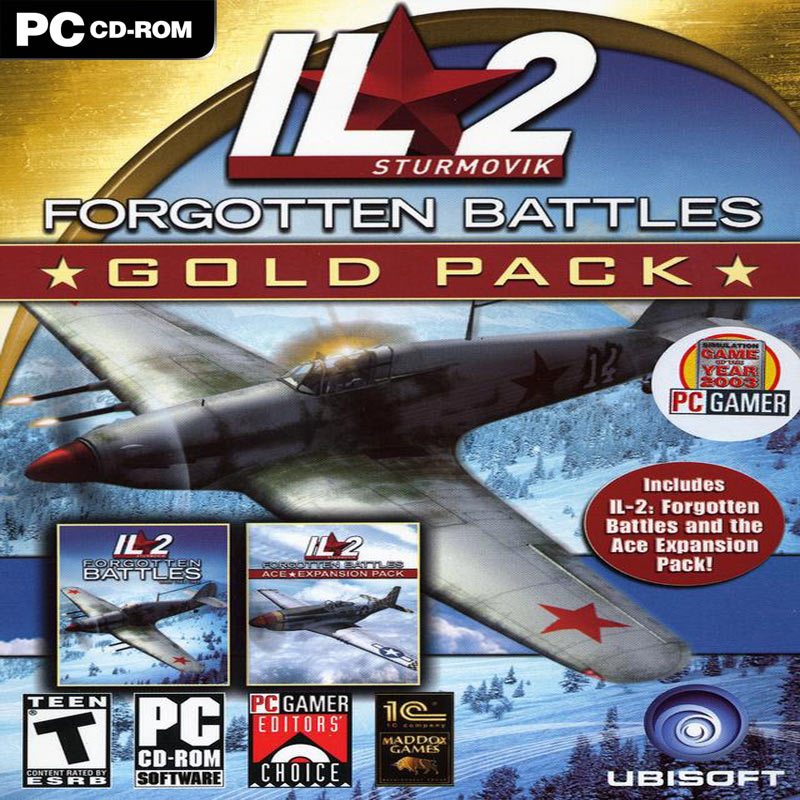 IL-2 Sturmovik: Forgotten Battles Gold Pack - predn CD obal