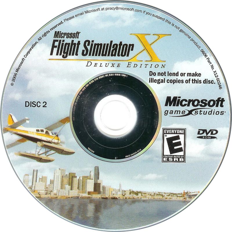 Microsoft Flight Simulator X Deluxe Edition - CD obal 2