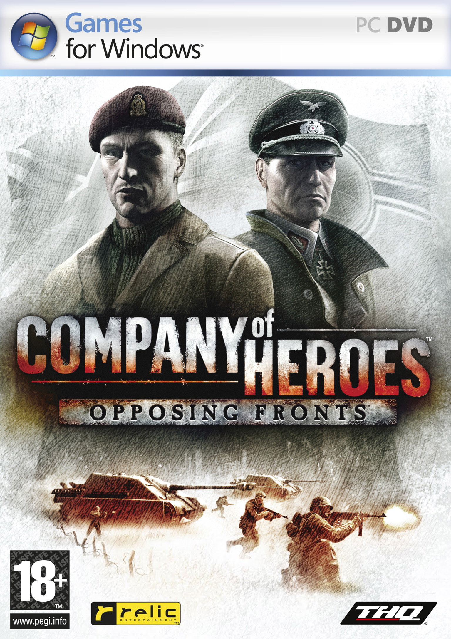 Company of Heroes: Opposing Fronts - predný DVD obal
