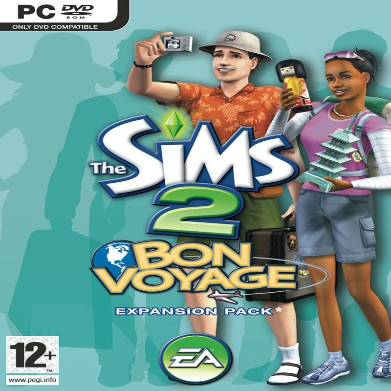 The Sims 2: Bon Voyage - predn CD obal