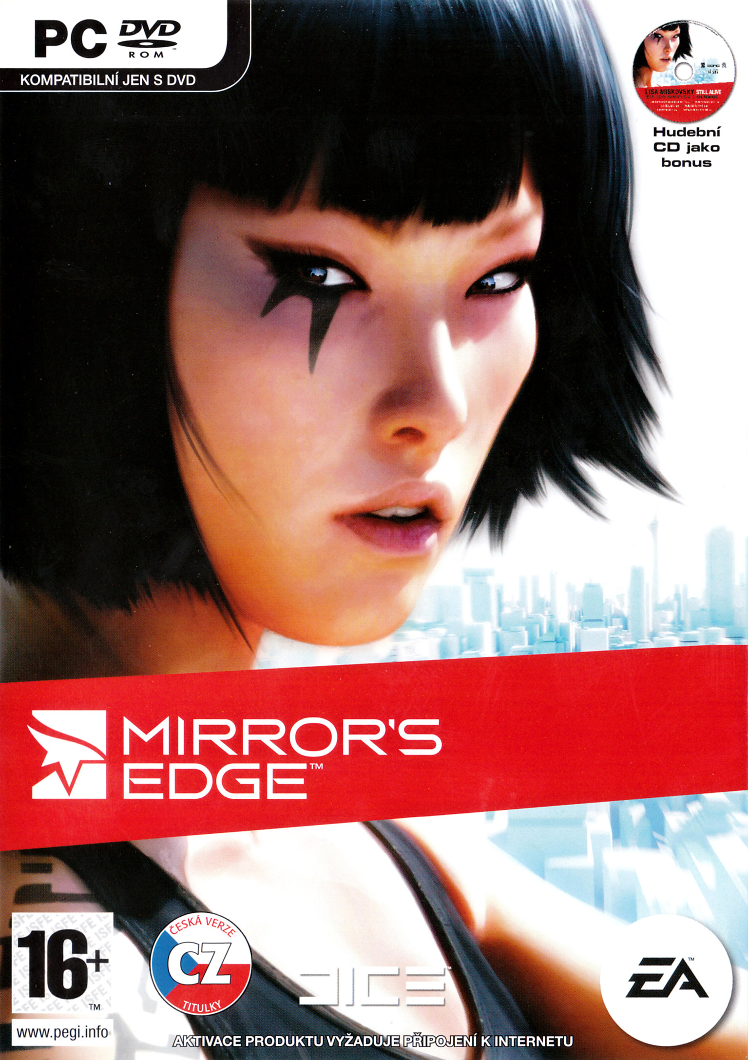 Mirror's Edge - predný DVD obal