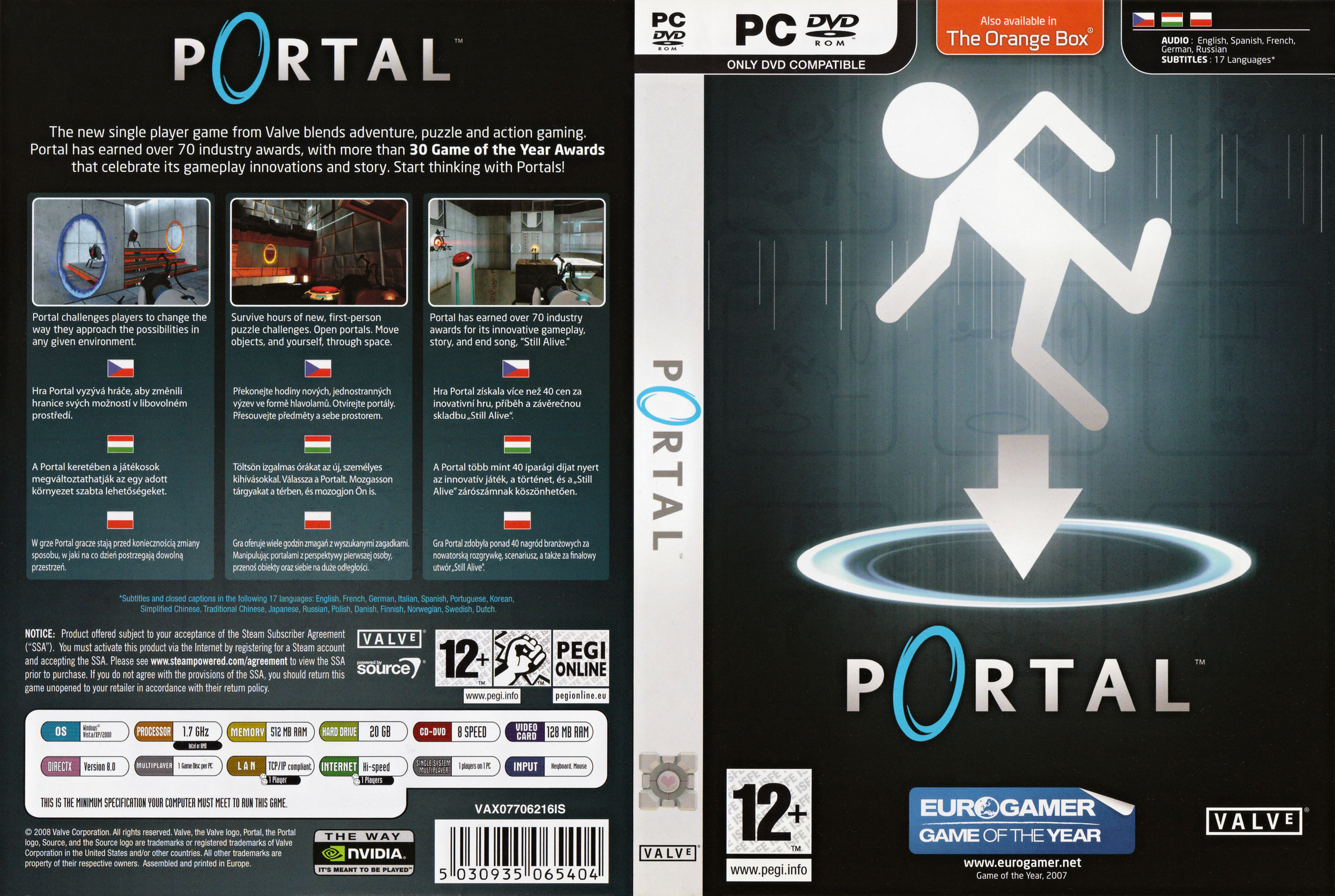 Portal - DVD obal 2