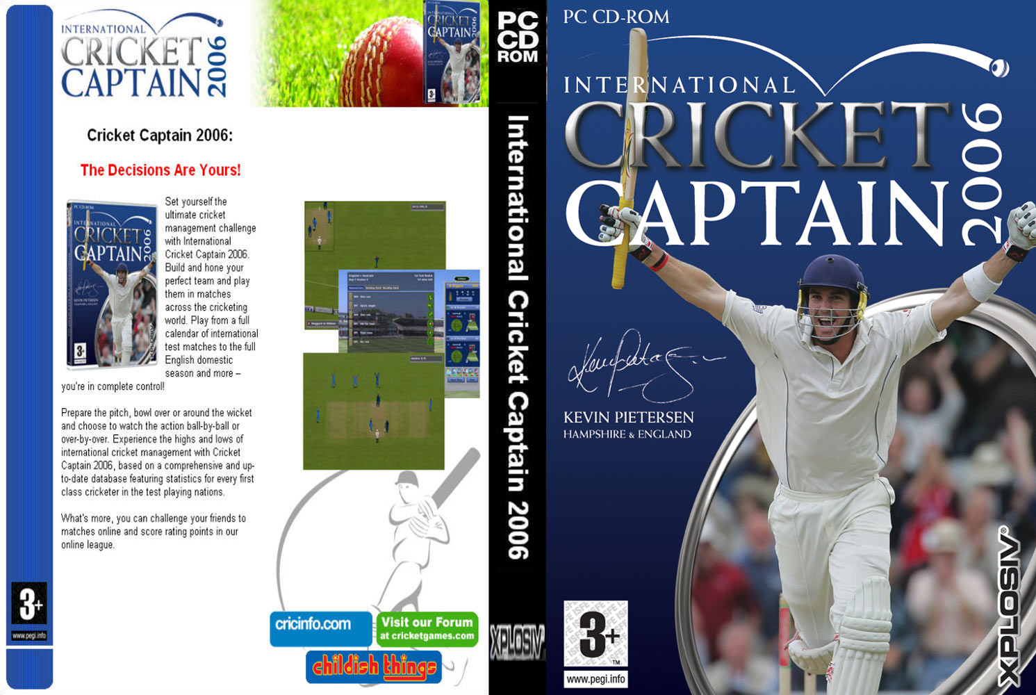 International Cricket Captain 2006 - DVD obal