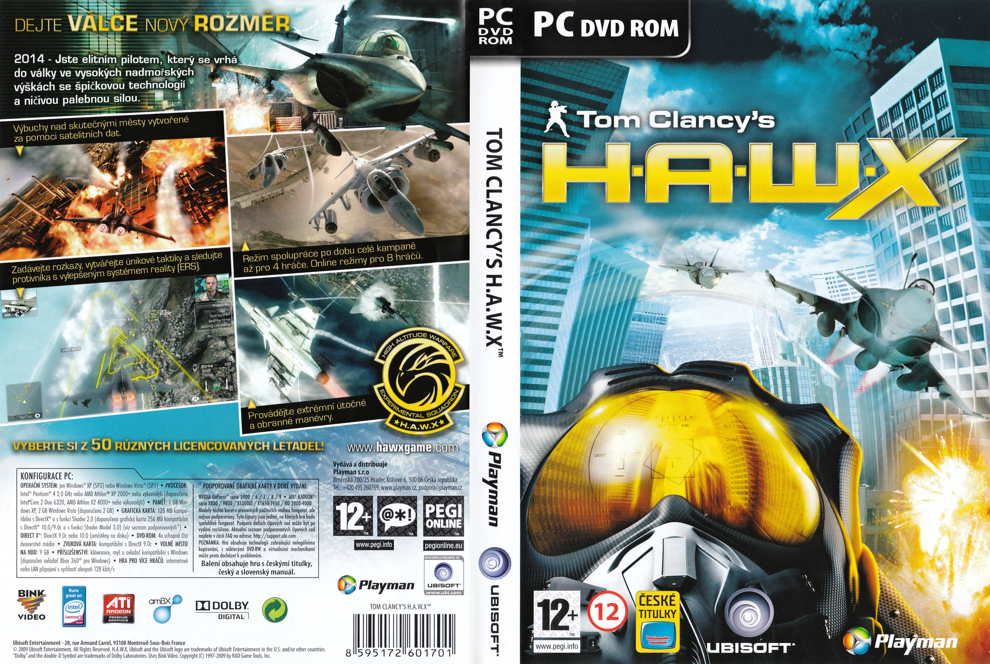 Tom Clancys H.A.W.X. - DVD obal 2
