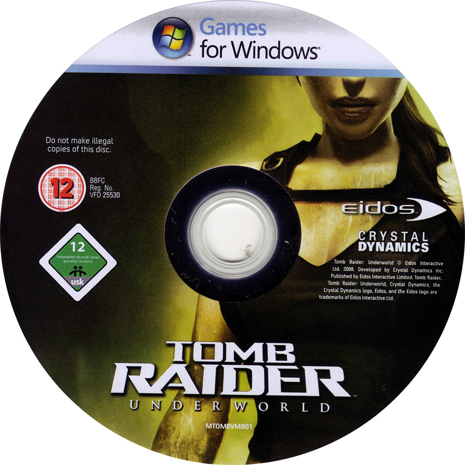Tomb Raider: Underworld - CD obal