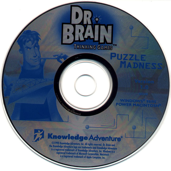 Dr. Brain Thinking Games: Puzzle Madness - CD obal