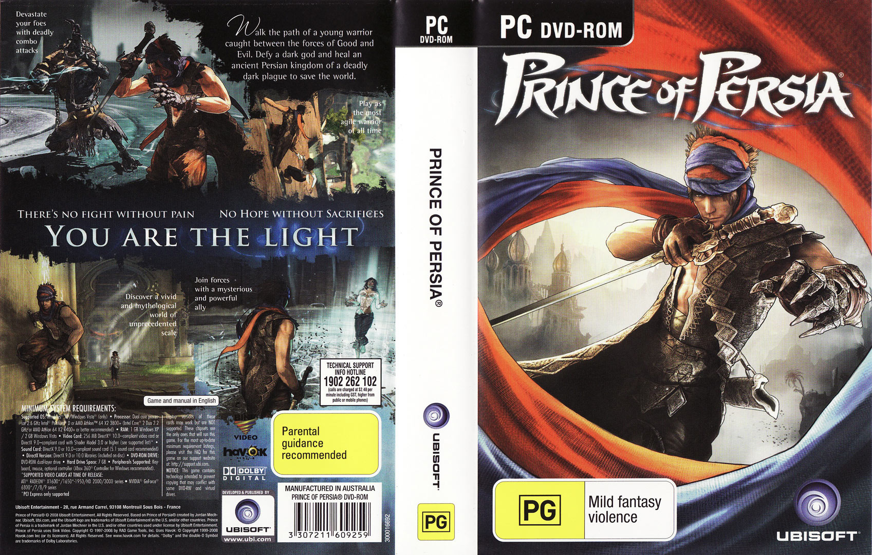 Prince of Persia - DVD obal 2