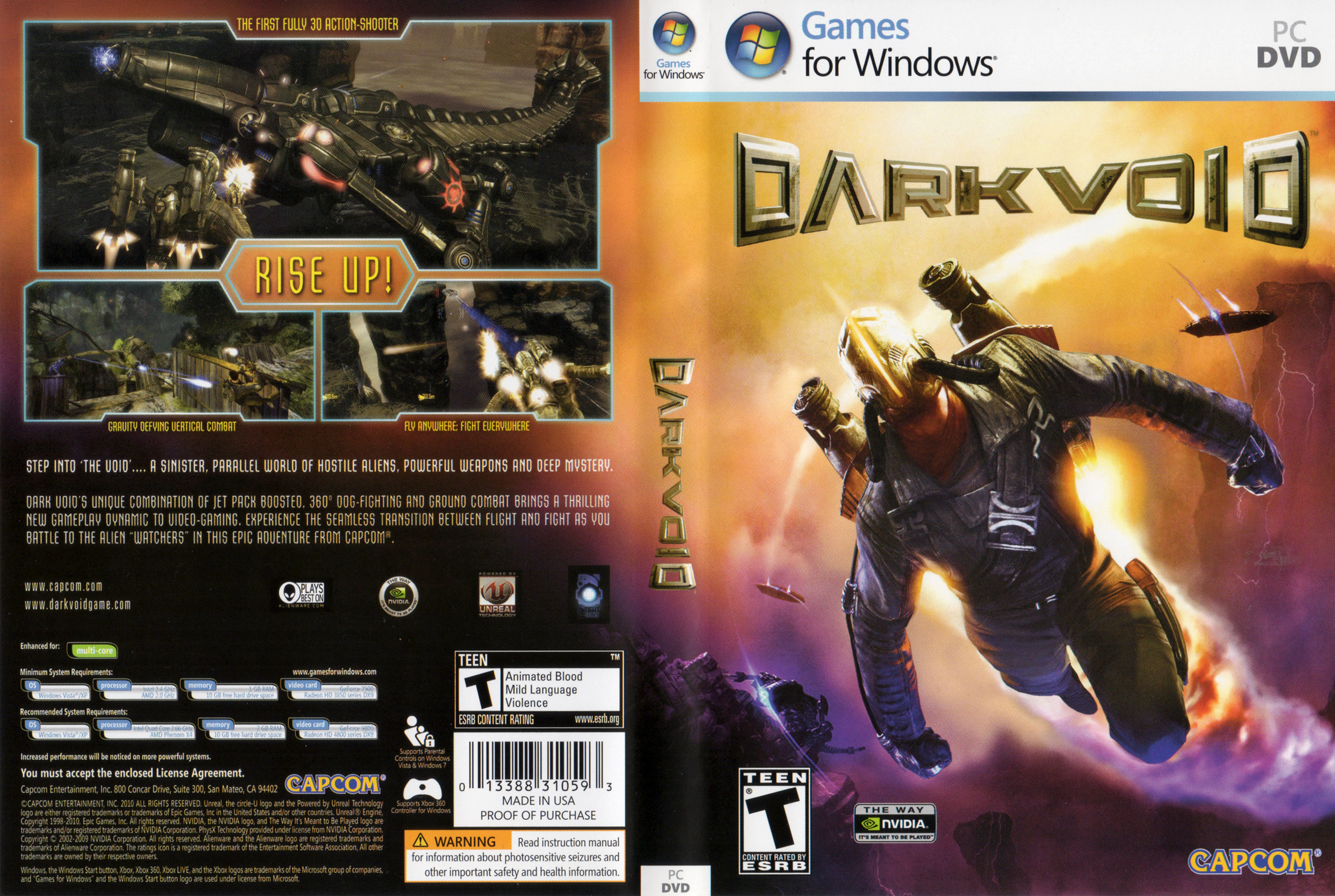 Dark Void - DVD obal