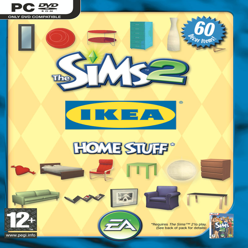 The Sims 2: IKEA Home Stuff - predn CD obal