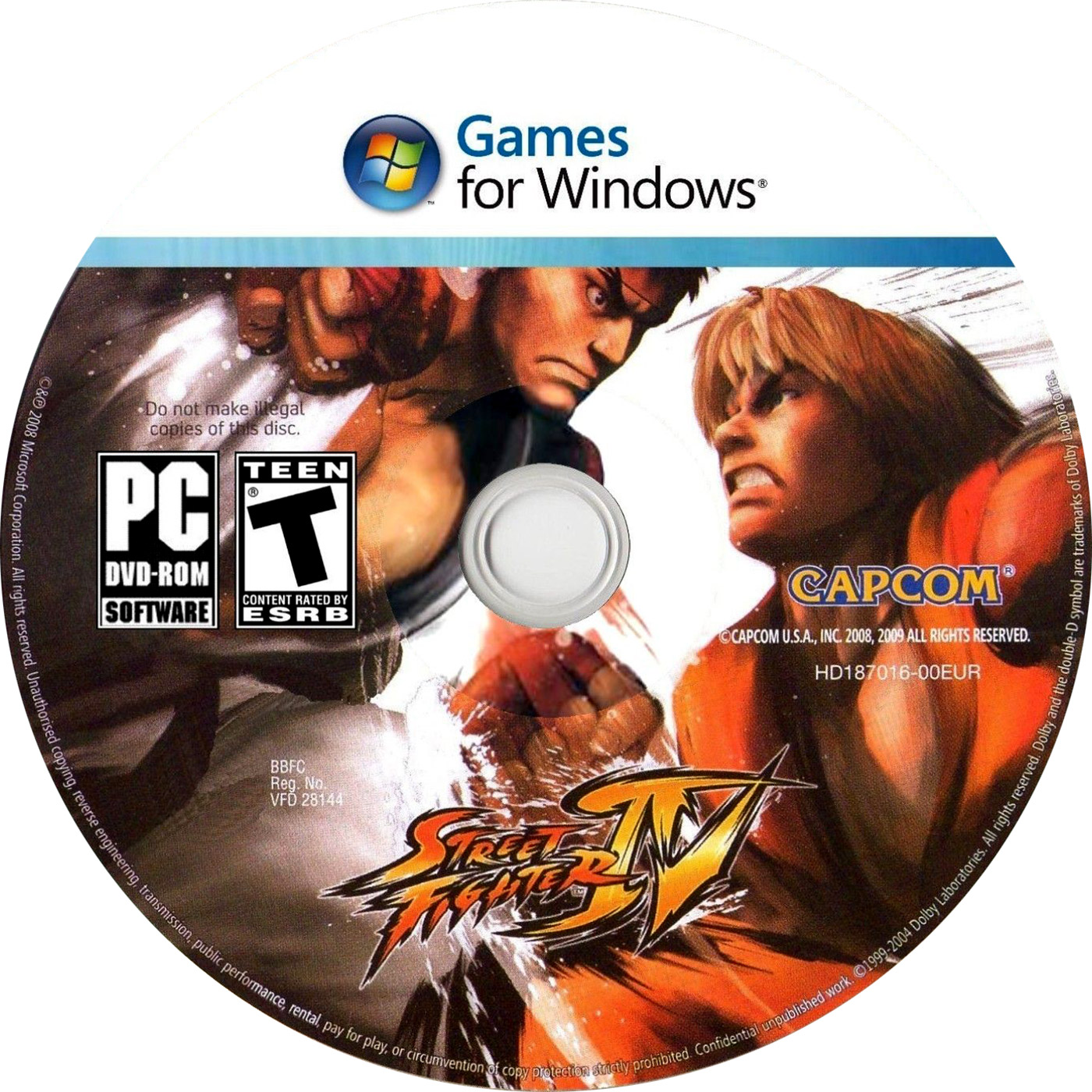 Street Fighter IV - CD obal