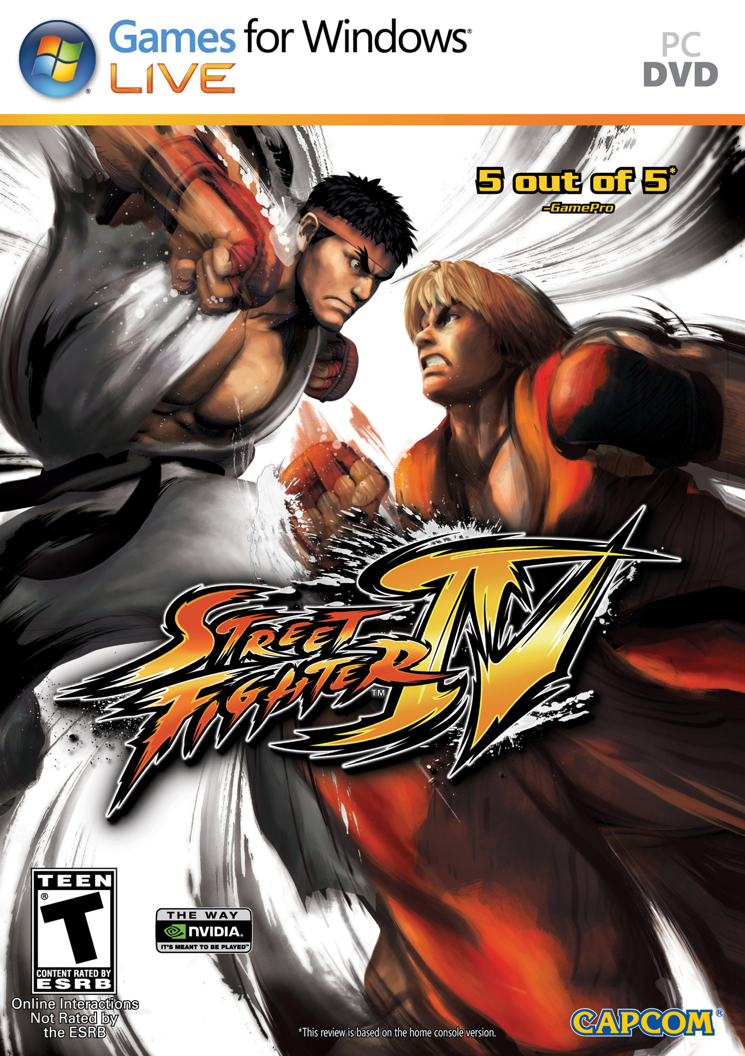 Street Fighter IV - predn DVD obal