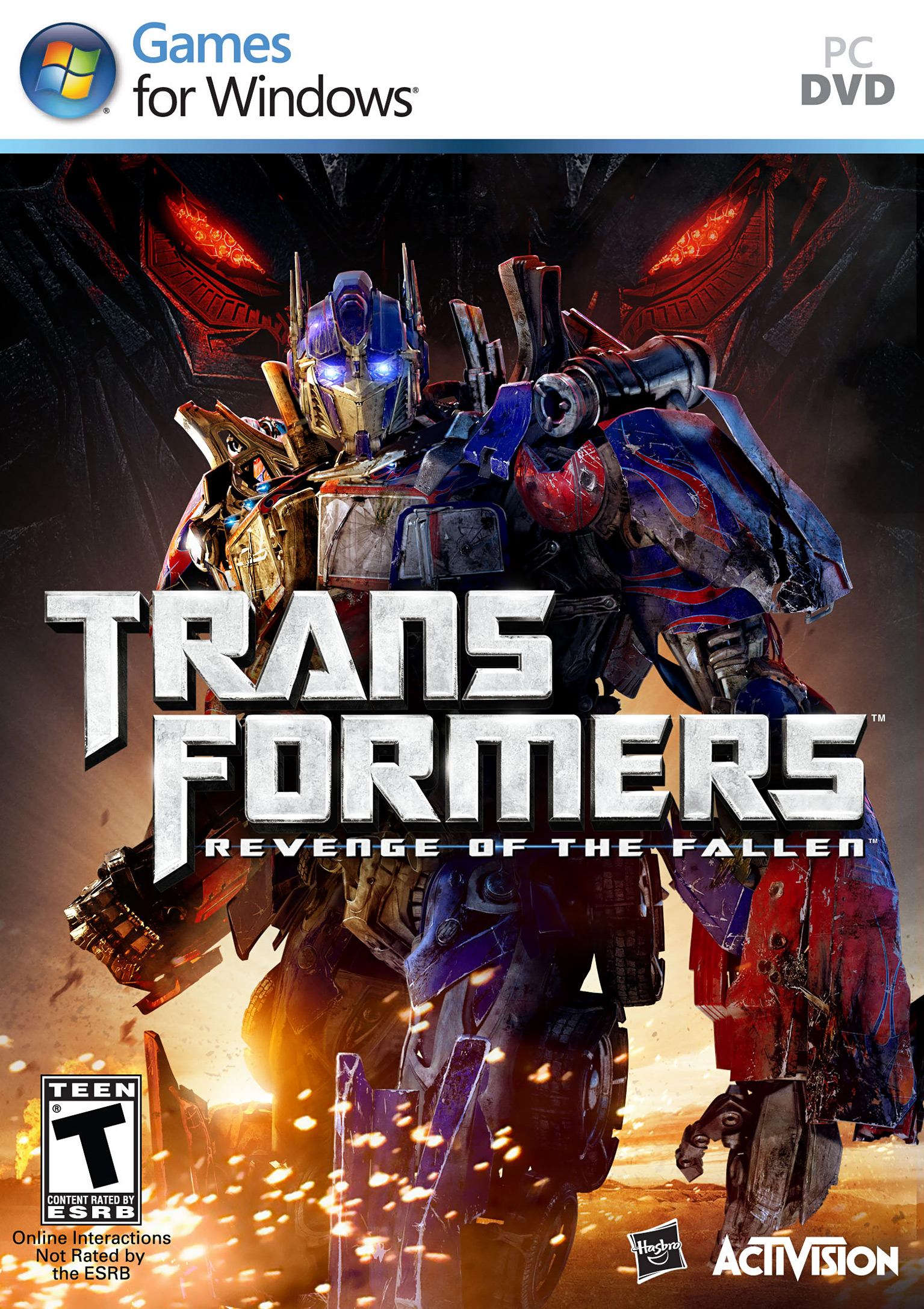 Transformers: Revenge of the Fallen - predn DVD obal