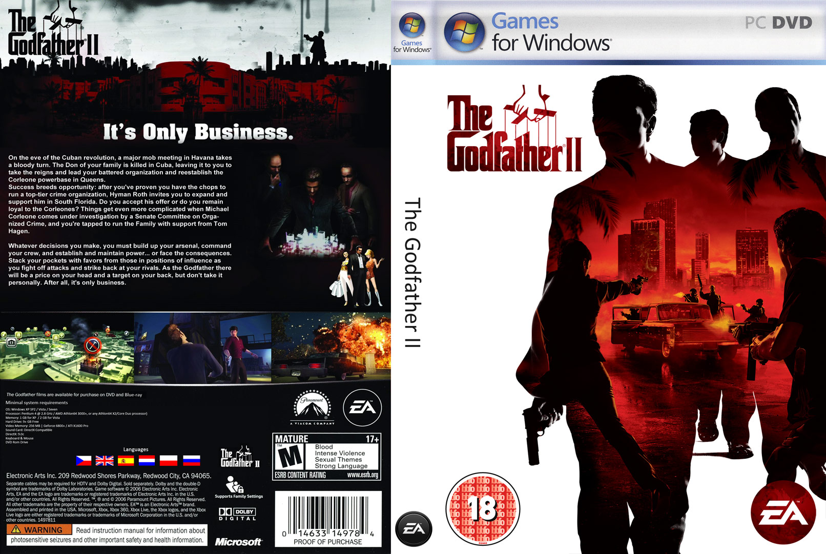 The Godfather II - DVD obal